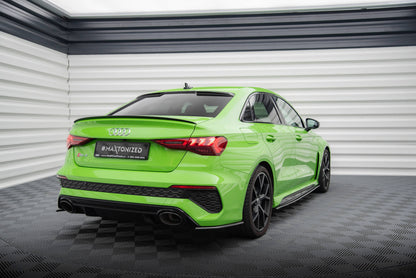 Bagerste sidesplitter Prepreg kulfiber Audi RS3 Sedan 8Y