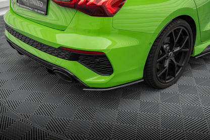 Bagerste sidesplitter Prepreg kulfiber Audi RS3 Sedan 8Y