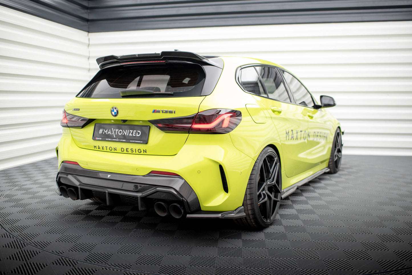 Bagerste sidesplitter Prepreg kulfiber BMW 1 M-Pack / M135i / 128ti F40