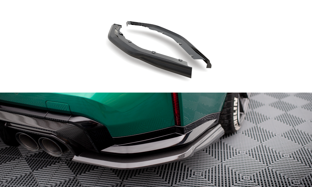 Bagerste sidesplitter Prepreg kulfiber BMW M3 Sedan / Touring G80 / G81