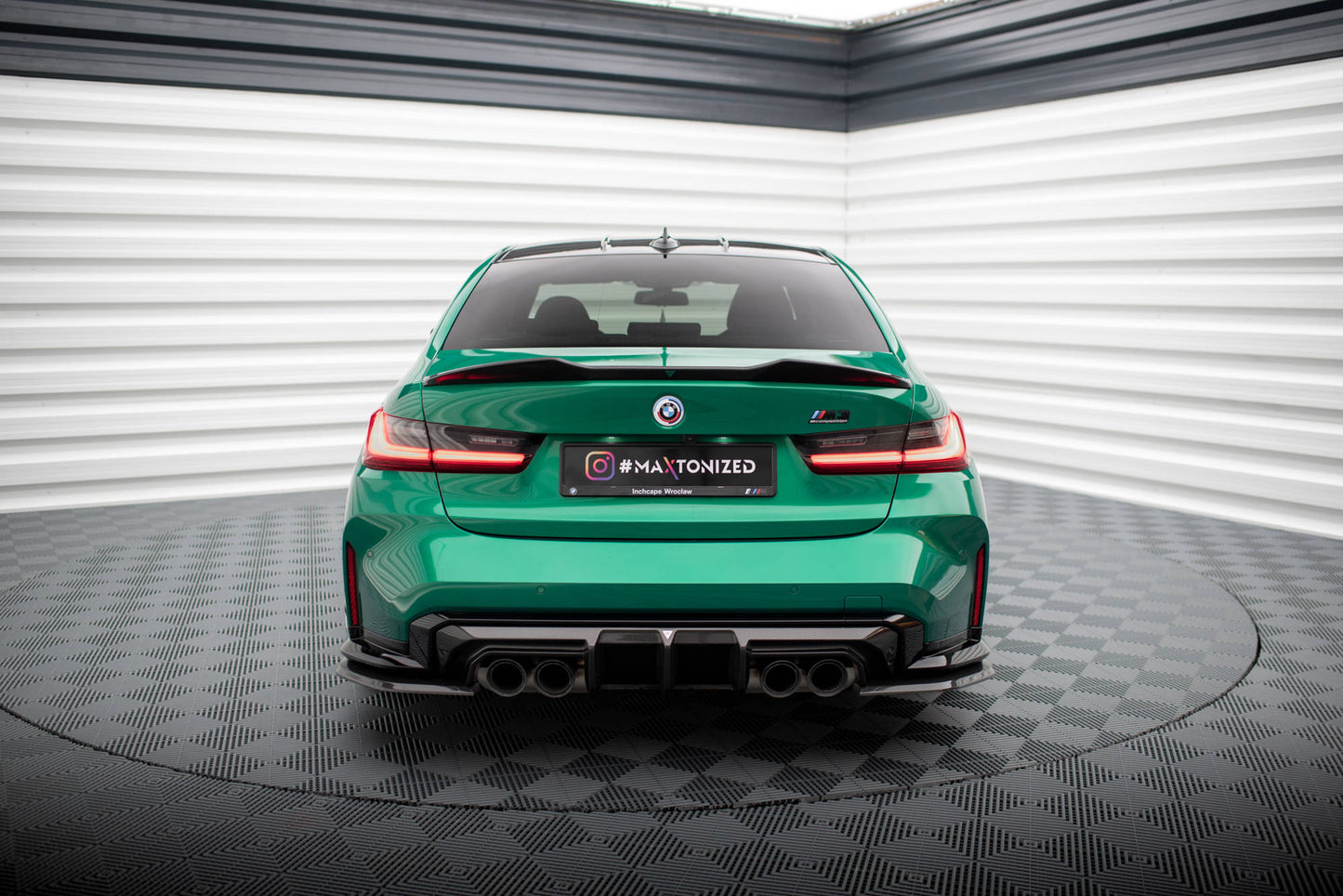 Bagerste sidesplitter Prepreg kulfiber BMW M3 Sedan / Touring G80 / G81