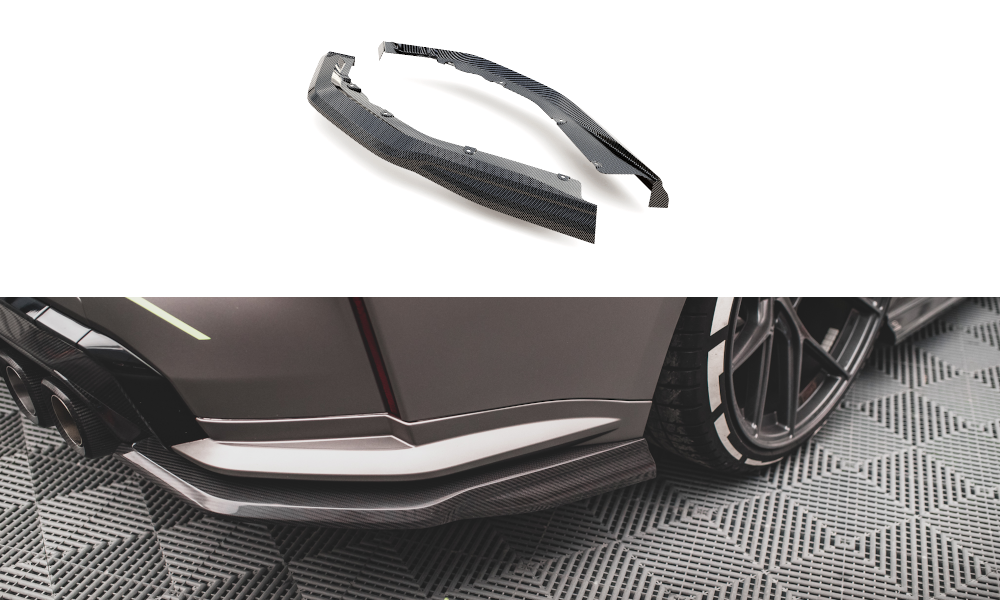 Bagerste sidesplitter Prepreg kulfiber BMW M4 G82 / G82 Facelift