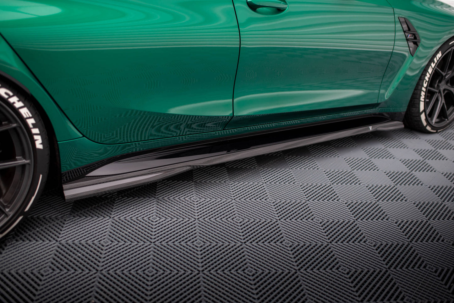 Sideskørter Prepreg kulfiber BMW M3 Sedan / Touring G80 / G81
