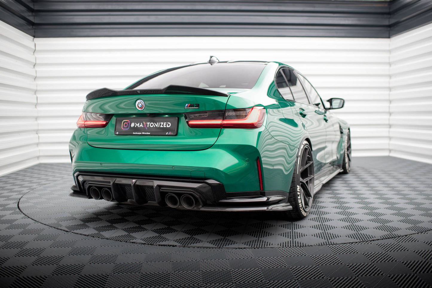 Spoiler bagklap Prepreg kulfiber BMW M3 G80 / M340i G20 / 3 M-Pack G20 / 3 Standard G20