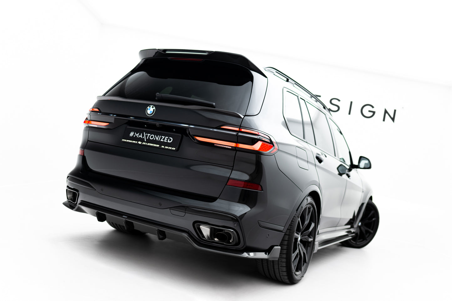 Spoiler bagklap Prepreg kulfiber (Øverste) BMW X7 M-Pack G07 Facelift