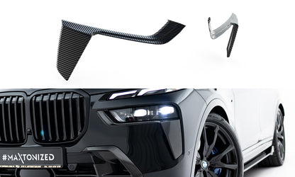 Prepreg Carbon Forkofanger Air Intakes BMW X7 M-Pack G07 Facelift
