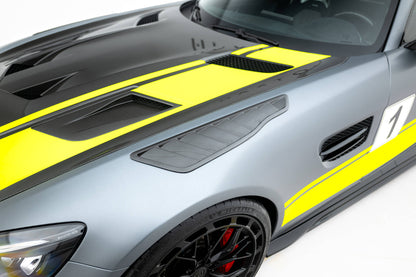 Prepreg Carbon Forreste Skærm Side udluftninger Mercedes-AMG GT C C190 Facelift