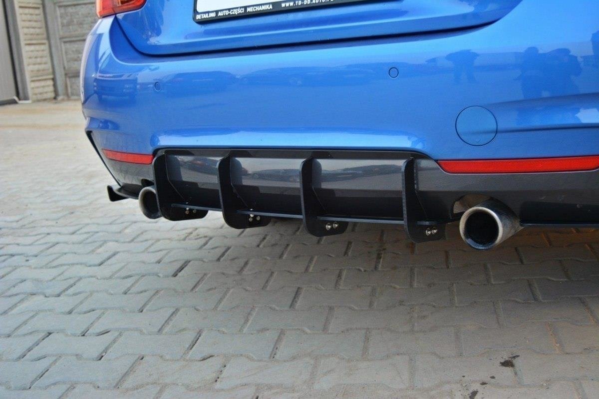 Bagerste diffuser & Bagerste sidesplitter til BMW 4 Coupe / Gran Coupe / Cabrio M-Pack F32 / F36 / F33