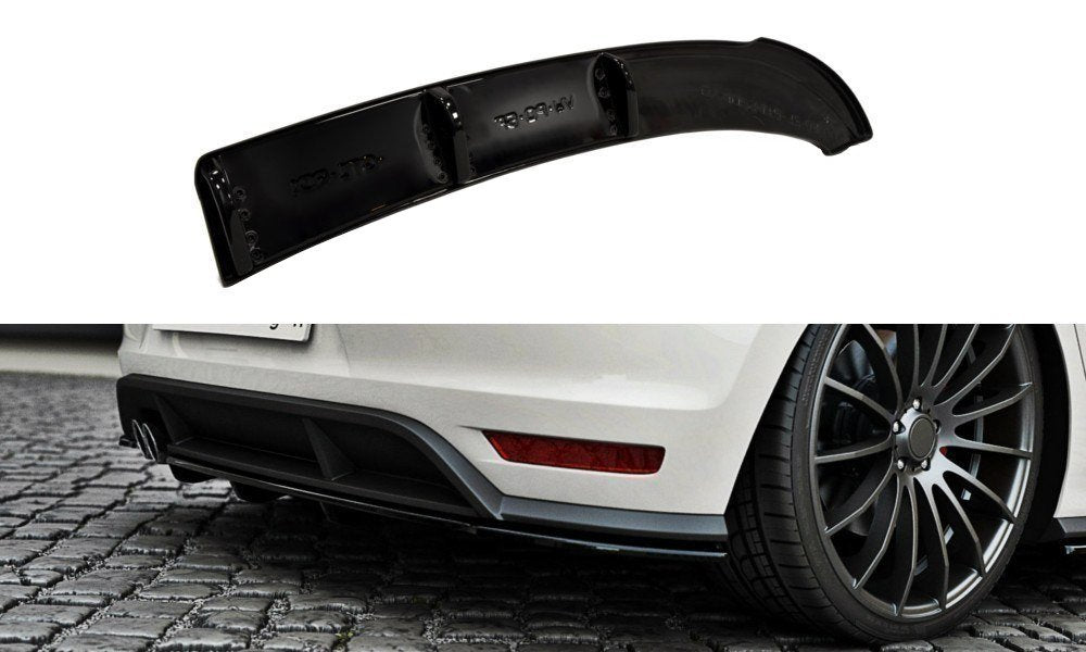 Bagerste splitter (Med en vertikal bar) Volkswagen Polo GTI Mk5 Facelift