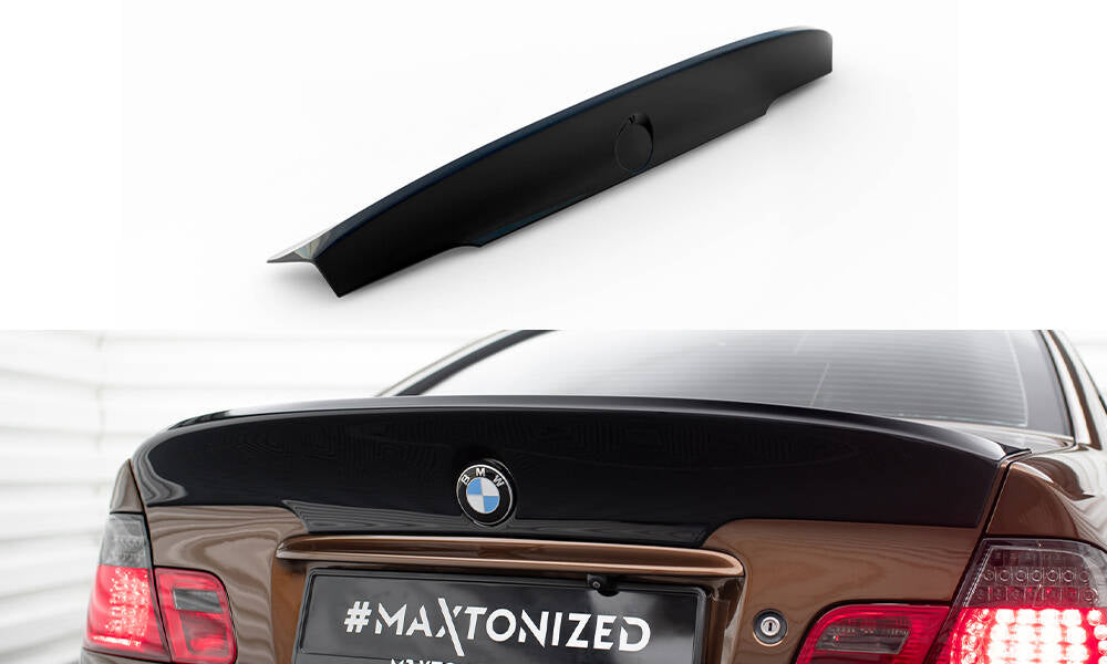 Bagerste Spoiler / LID forlængelse BMW 3 E46 COUPE < M3 CSL LOOK > (Til PAINTING)