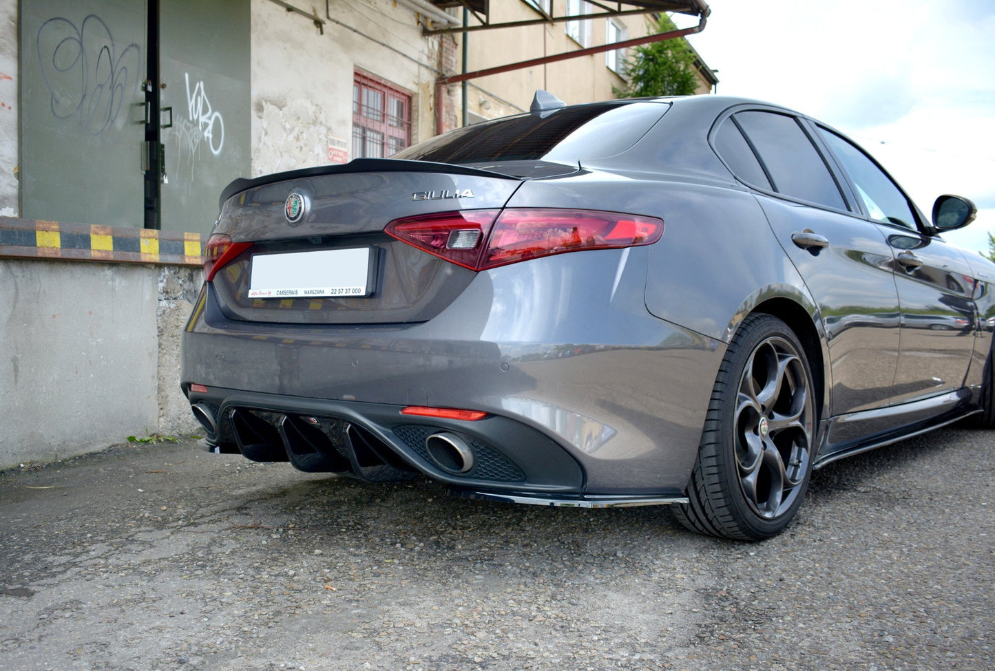 Bagerste diffuser ALFA ROMEO GIULIA VELOCE