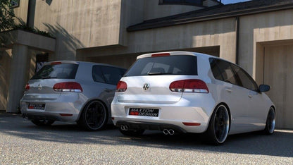 Bagerste diffuser VW GOLF VI med 2 EXHAUST HOLE