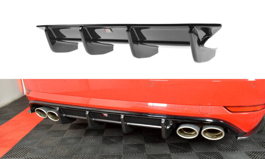 Bagerste diffuser Volkswagen Golf R Variant Mk7 Facelift