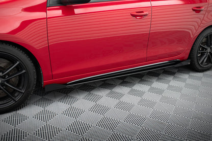 Sideskørter diffuser Racing Durability + Flaps Volkswagen Golf GTI Mk6