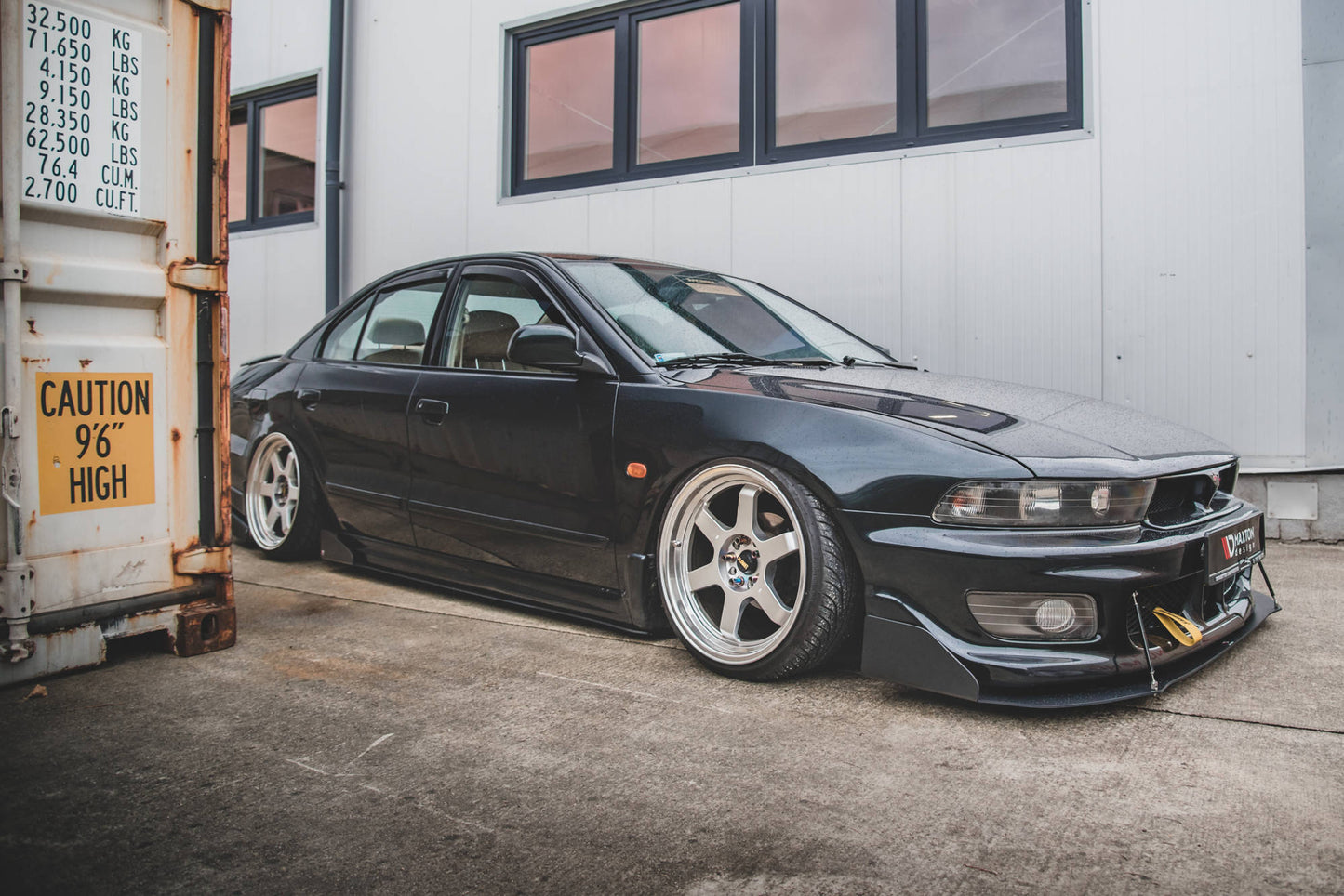 Sideskørter diffuser Racing Mitsubishi Galant Avance Mk8