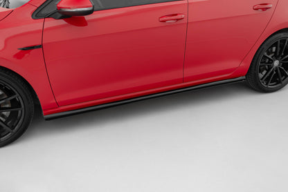 Sideskørter diffuser Racing VW Golf 7 R / R-Line Facelift