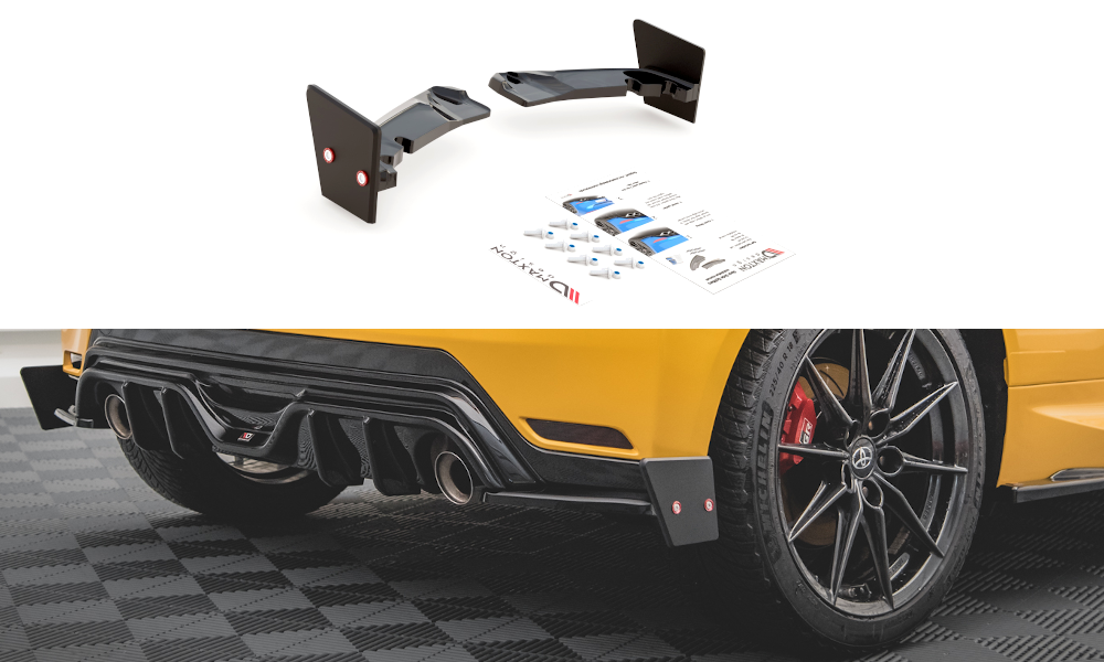 Bagerste sidesplitter + Flaps V.4 Toyota GR Yaris Mk4