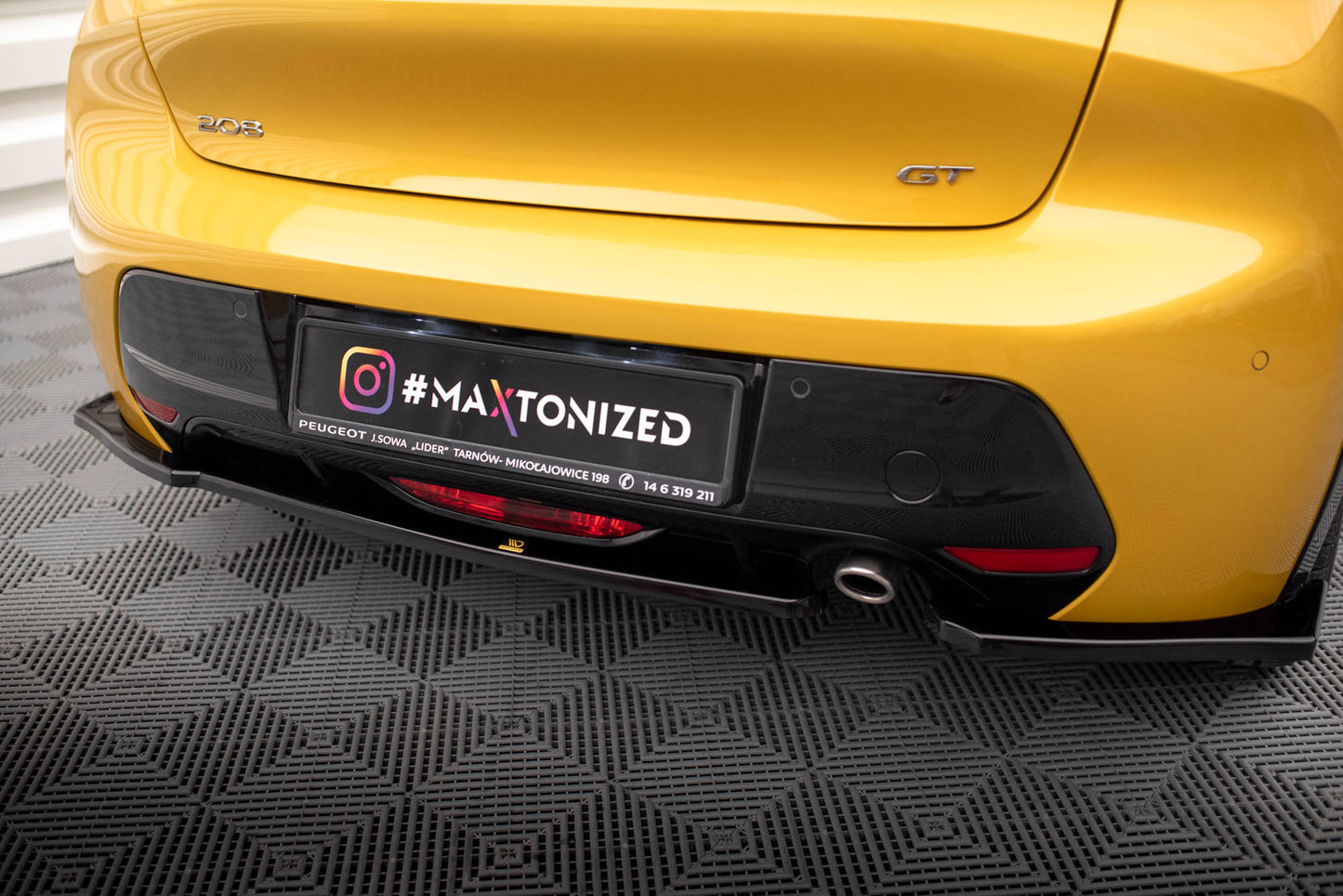 Bagerste sidesplitter Peugeot 208 GT Mk2