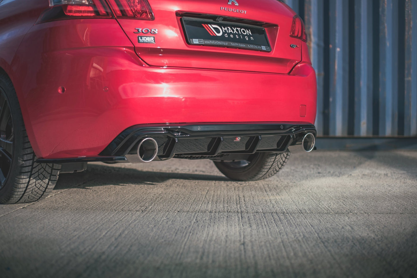 Bagerste sidesplitter Peugeot 308 GT Mk2 Facelift