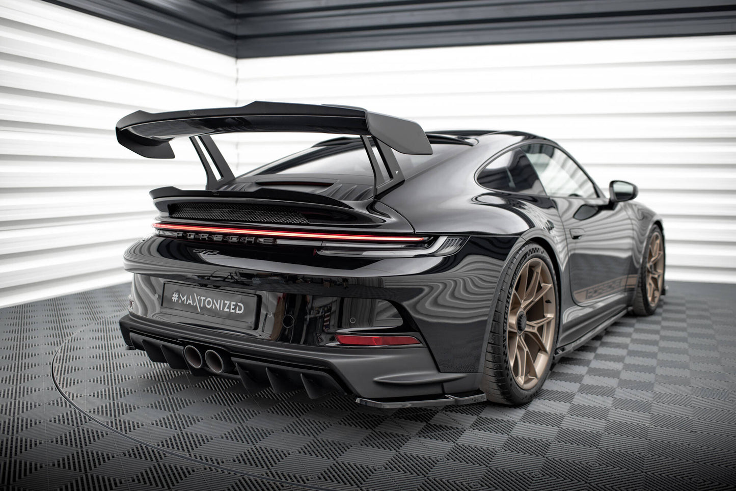 Bagerste sidesplitter Porsche 911 992 GT3