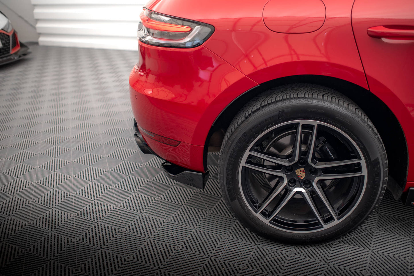 Bagerste sidesplitter Porsche Macan GTS / Sport Design Mk1 Facelift