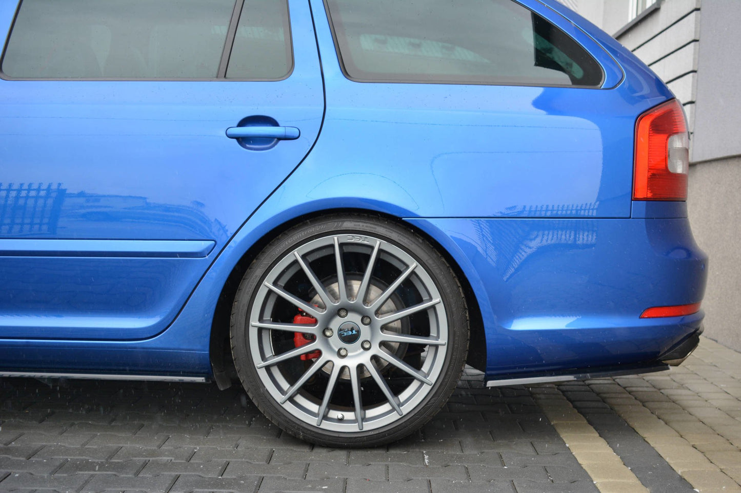 Bagerste sidesplitter Skoda Octavia RS Mk2 / Mk2 FL Sedan / Combi