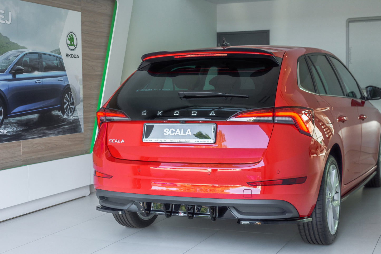 Bagerste sidesplitter Skoda Scala