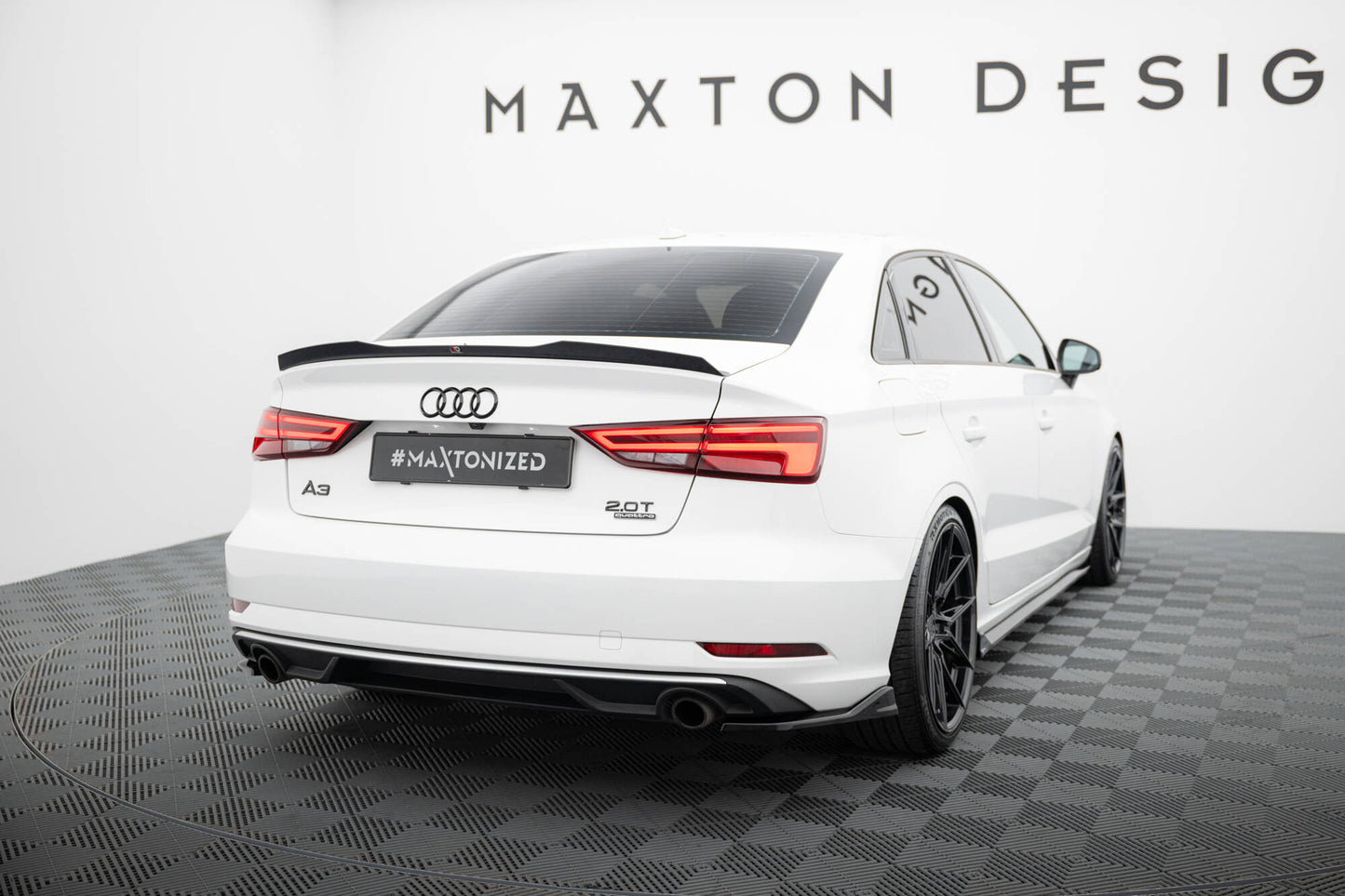Bagerste sidesplitter V.1 Audi A3 Sedan 8V Facelift