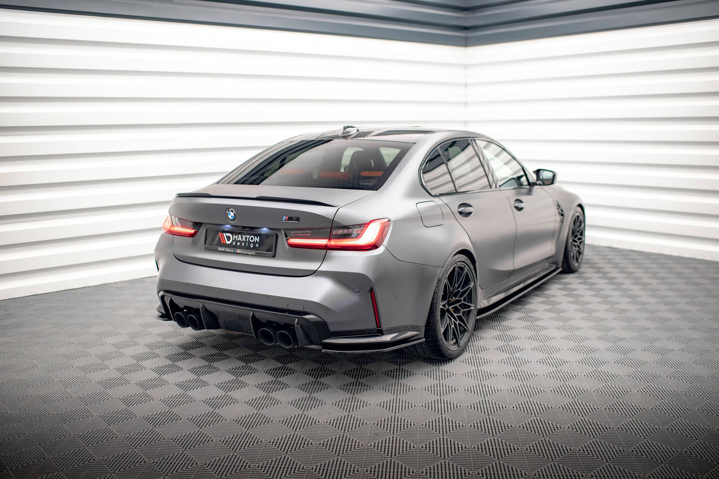 Bagerste sidesplitter V.1 BMW M3 Sedan / Touring G80 / G81