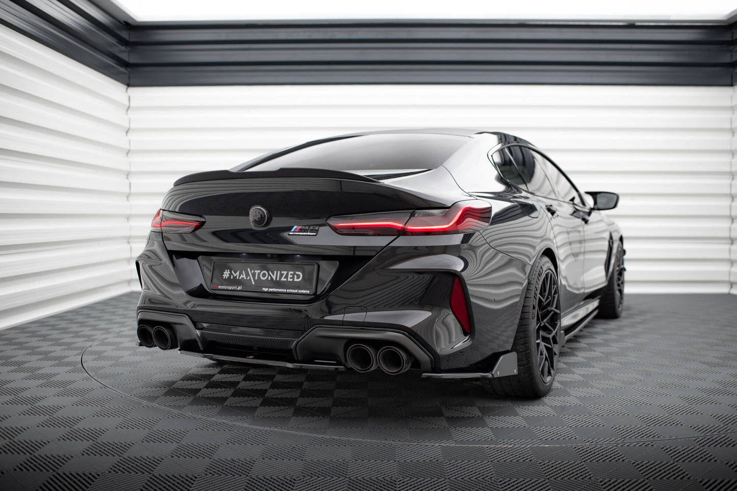 Bagerste sidesplitter V.1 + Flaps BMW M8 Gran Coupe F93