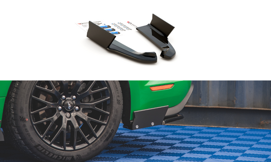 Bagerste sidesplitter V.1 + Flaps Ford Mustang GT Mk6 Facelift