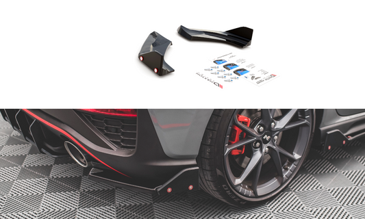 Bagerste sidesplitter V.1 + Flaps Hyundai I30 N Hatchback Mk3 Facelift