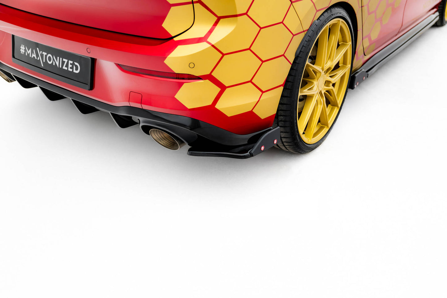 Bagerste sidesplitter V.1 + Flaps Volkswagen Golf GTI Clubsport Mk8 Facelift