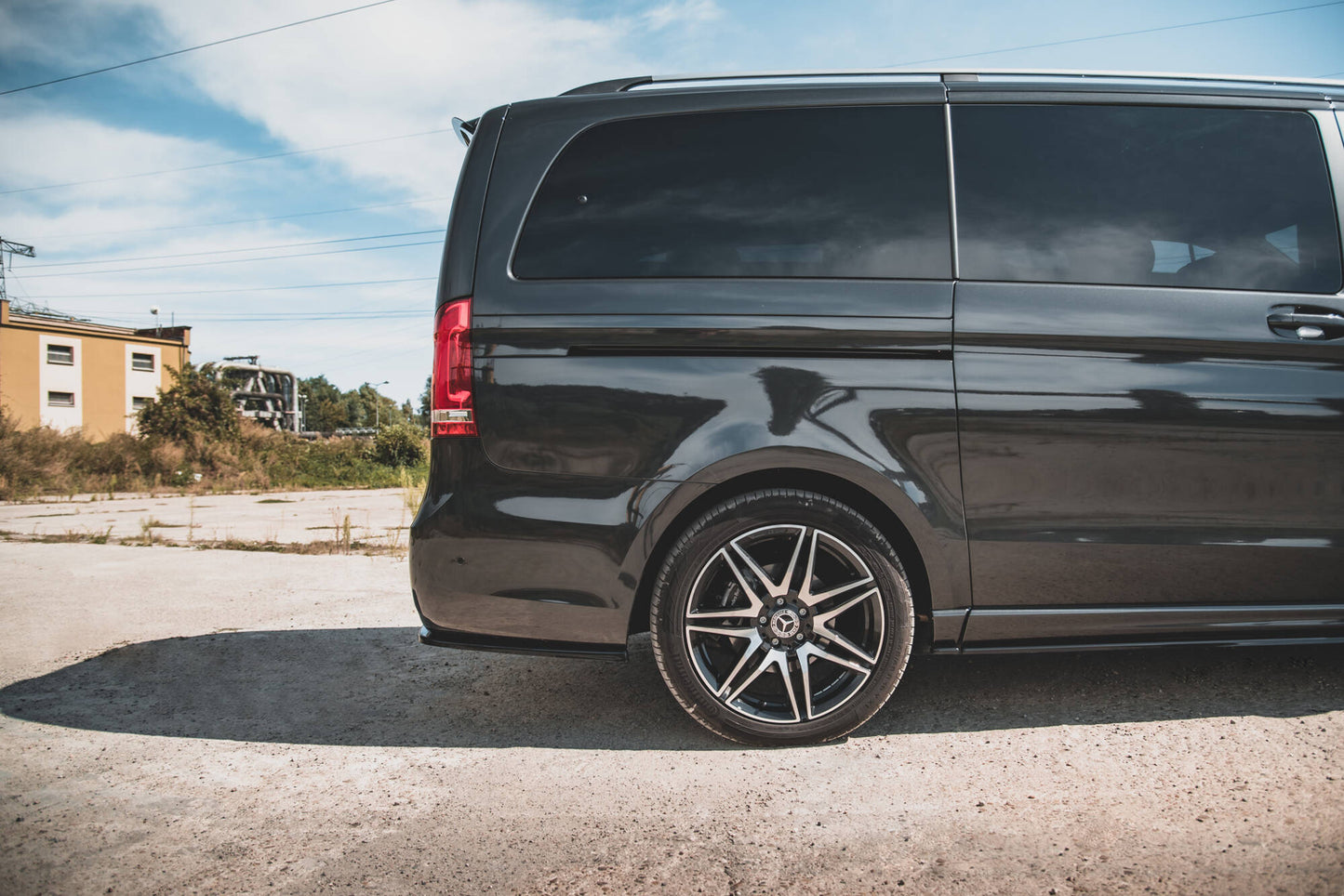 Bagerste sidesplitter V.1 Mercedes-Benz V-Class AMG-Line W447 Facelift