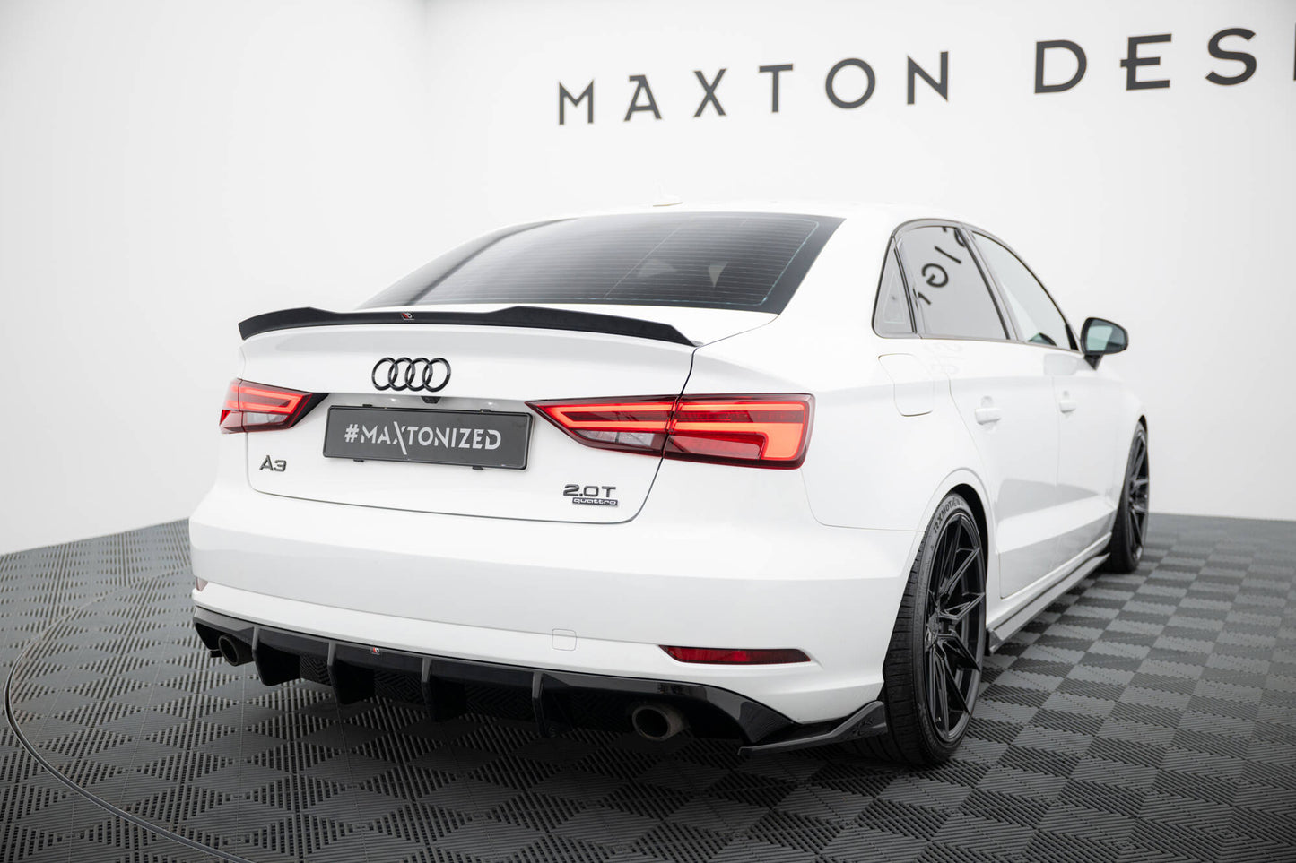 Bagerste sidesplitter V.2 Audi A3 Sedan 8V Facelift