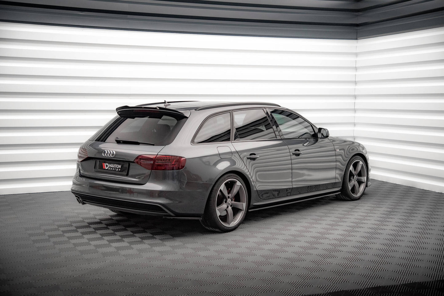 Bagerste sidesplitter V.2 Audi A4 S-Line Avant B8 Facelift