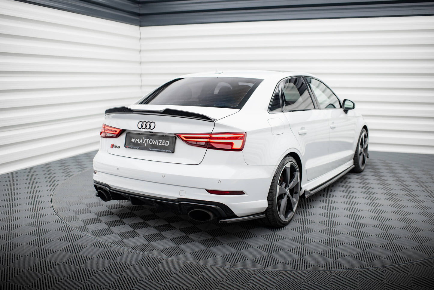 Bagerste sidesplitter V.2 Audi RS3 Sedan 8V Facelift