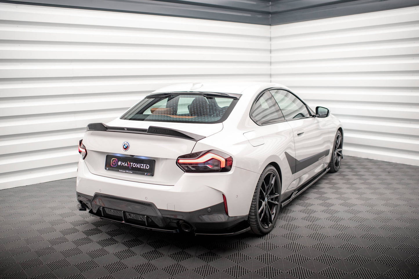 Bagerste sidesplitter V.2 BMW 2 Coupe M-Pack G42