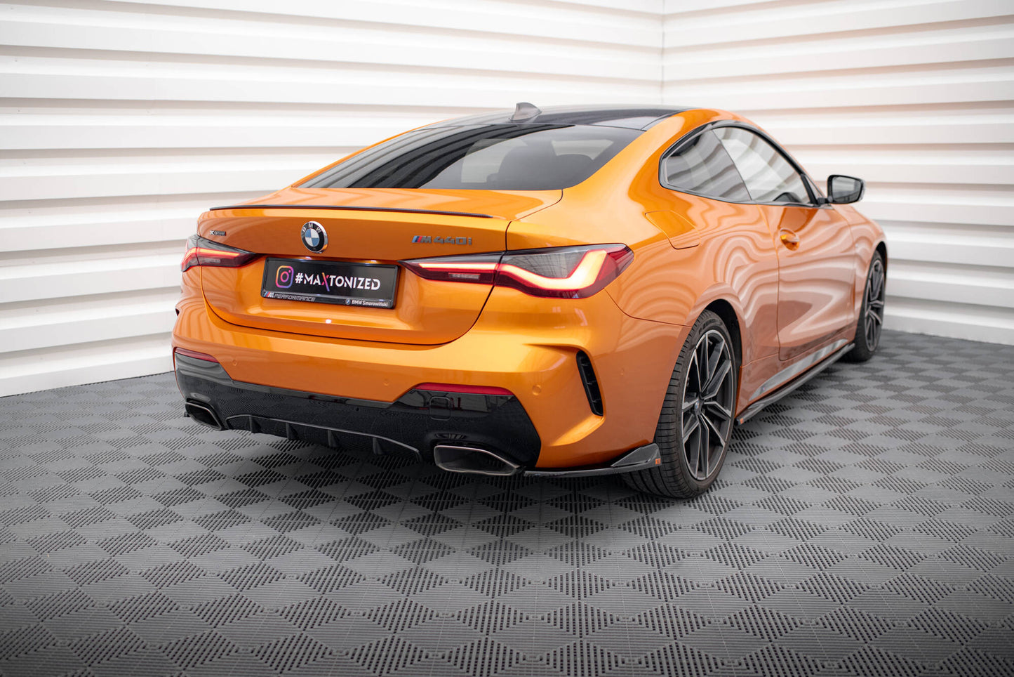 Bagerste sidesplitter V.2 BMW 4 M440i G22 / G23 / G22 Facelift / G23 Facelift