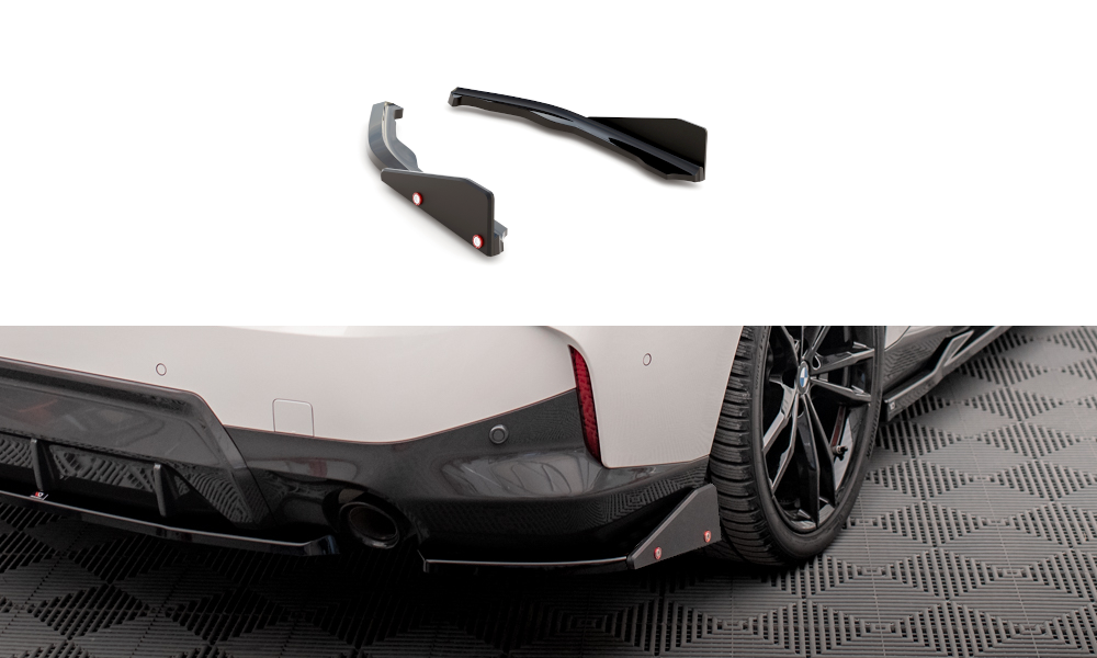 Bagerste sidesplitter V.2 + Flaps BMW 2 Coupe M-Pack G42