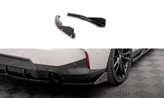 Bagerste sidesplitter V.2 + Flaps BMW 2 Coupe M-Pack G42