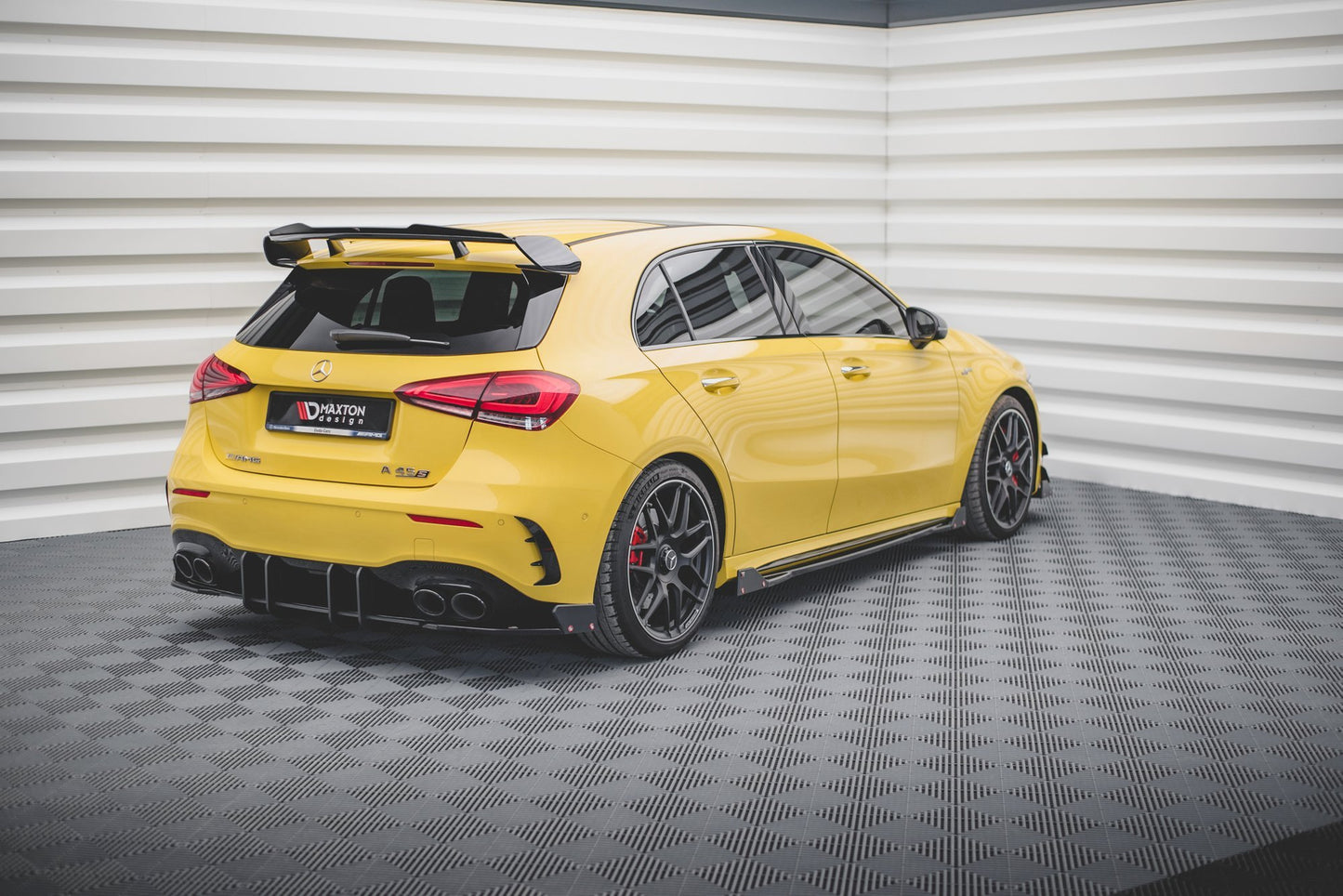 Bagerste sidesplitter V.2 + Flaps Mercedes-AMG A 45 S Aero Pack W177