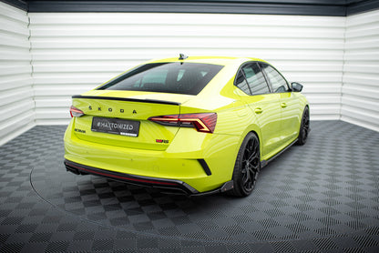 Bagerste sidesplitter V.2 + Flaps Skoda Octavia RS Mk4