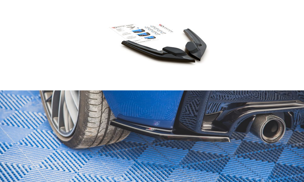 Bagerste sidesplitter V.2 (Til Bagerste diffuser v.1) BMW M135i F20