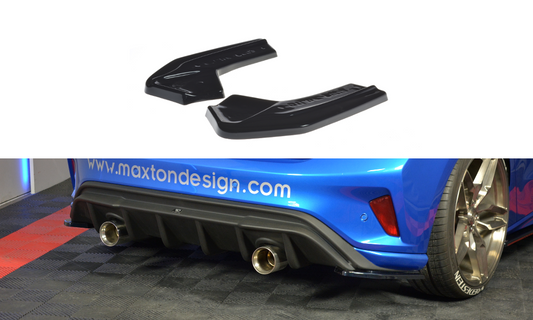 Bagerste sidesplitter V.2 (Til Bagerste diffuser v.1) Ford Focus Hatchabck ST-Line