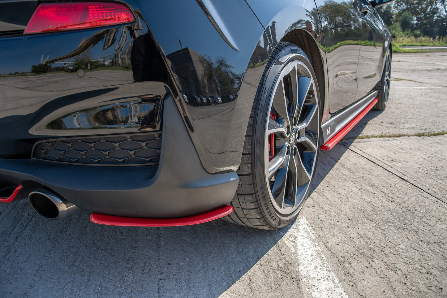 Bagerste sidesplitter V.2 Hyundai I30 N Mk3 Hatchback