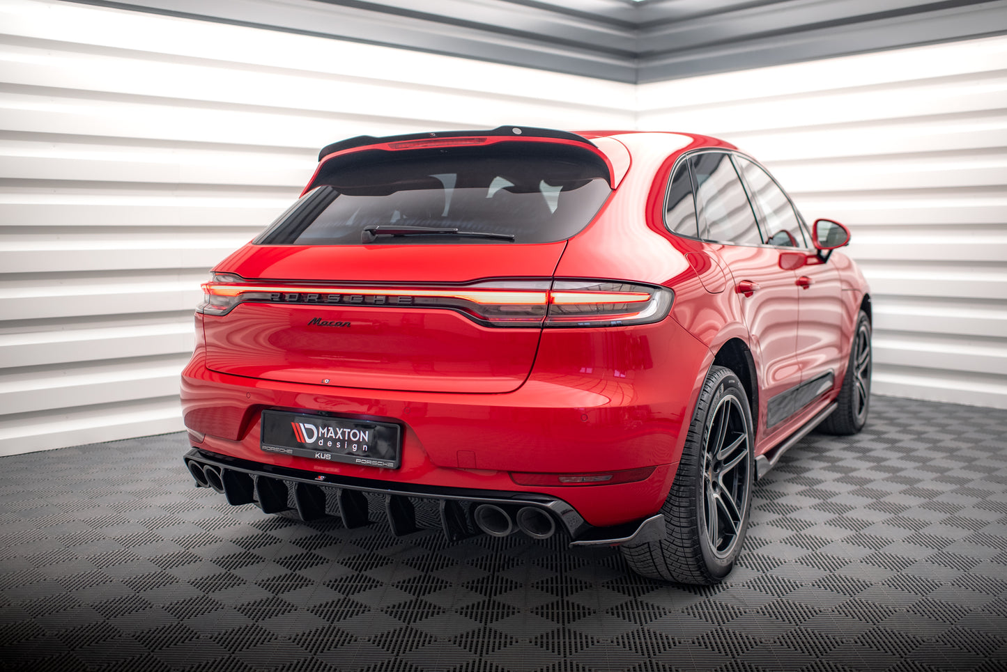 Bagerste sidesplitter V.2 Porsche Macan GTS / Sport Design Mk1 Facelift
