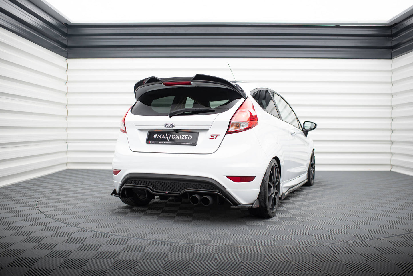 Bagerste sidesplitter V.3 + Flaps Ford Fiesta ST Mk7 Facelift