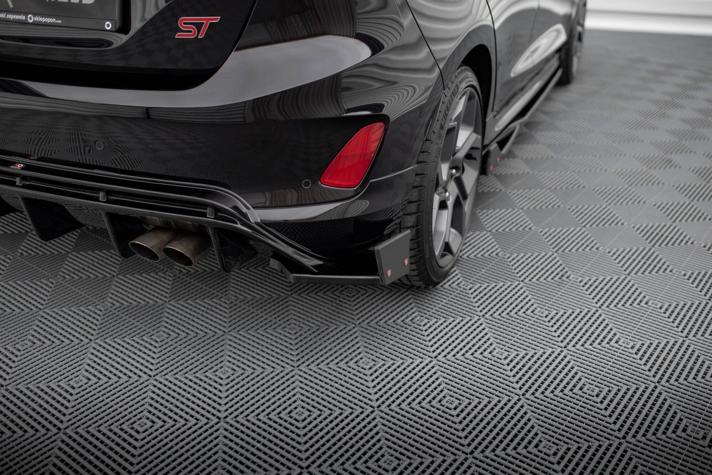 Bagerste sidesplitter V.4 + Flaps Ford Fiesta ST Mk8