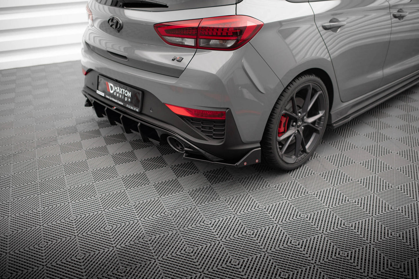 Bagerste sidesplitter V.4 + Flaps Hyundai I30 N Hatchback Mk3 Facelift